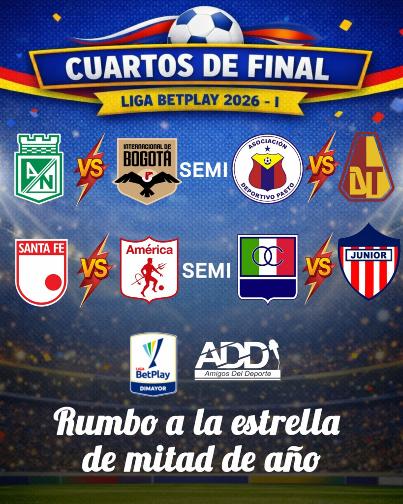 YA SE CONOCEN LAS LLAVES EN LA FASE DE PLAYOFFS DE LA LIGA BETPLAY 2026 ...